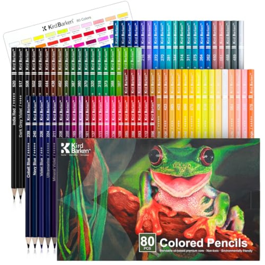 Colored Pencil Professional - 80 Colored Pencils Professional Color Pencils
