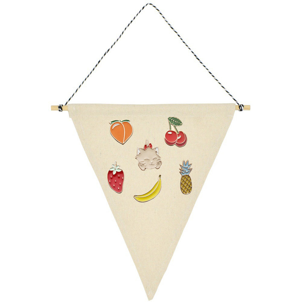 Exhibition Of Art And Craft - 2pcs Badge Brooch Display Banner For