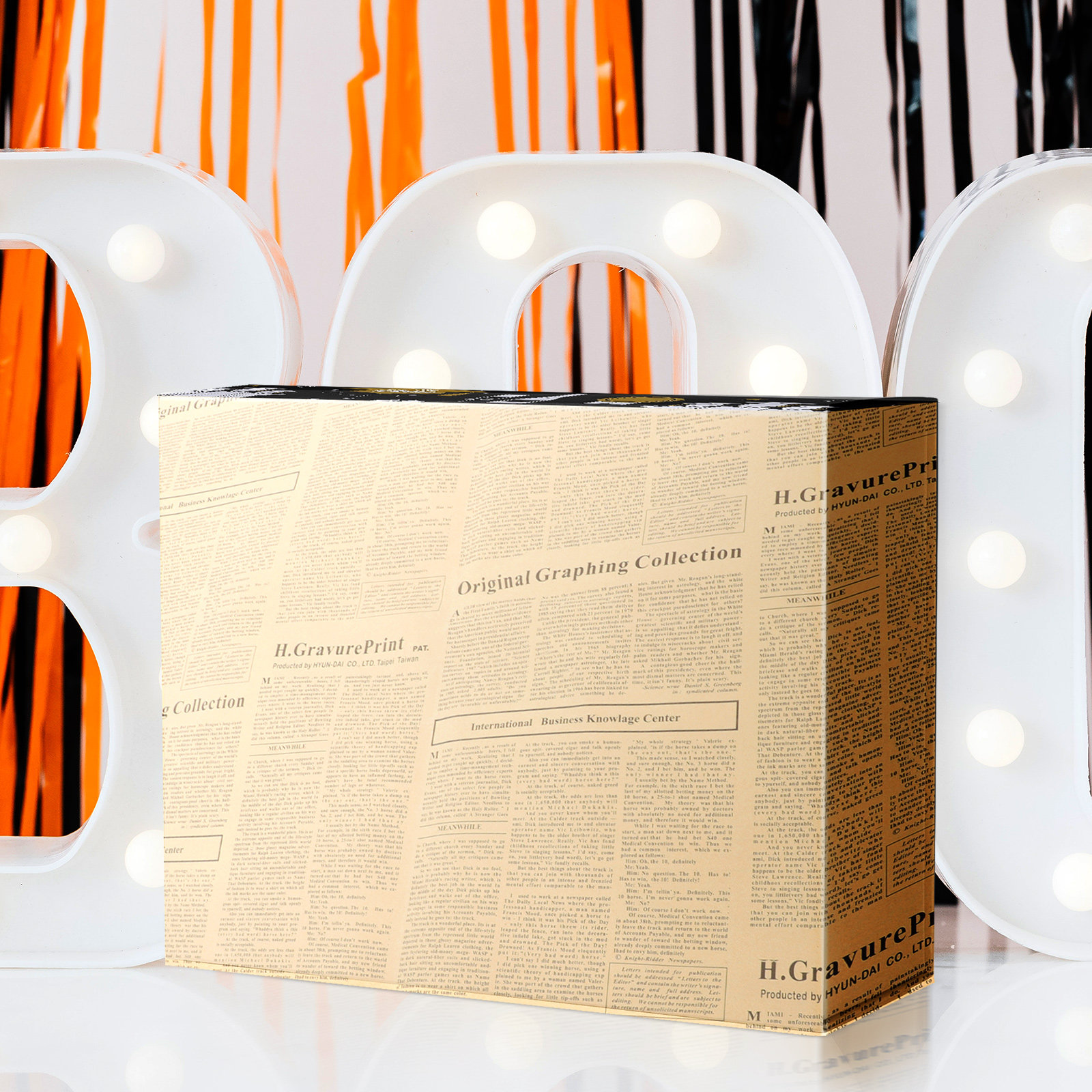 Art Craft And Design - 20Pcs Brown Kraft Newspaper Wrapping Paper