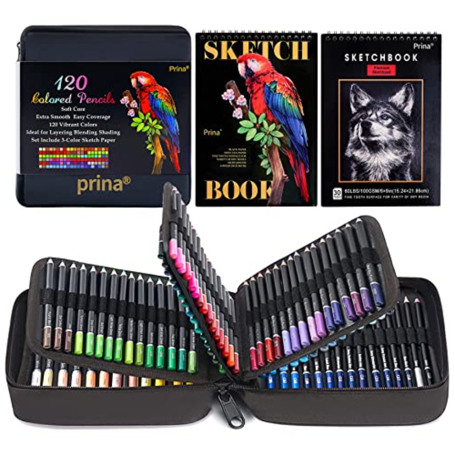 Colored Pencil Professional - Art Supplies 120 Colors Colored Pencils