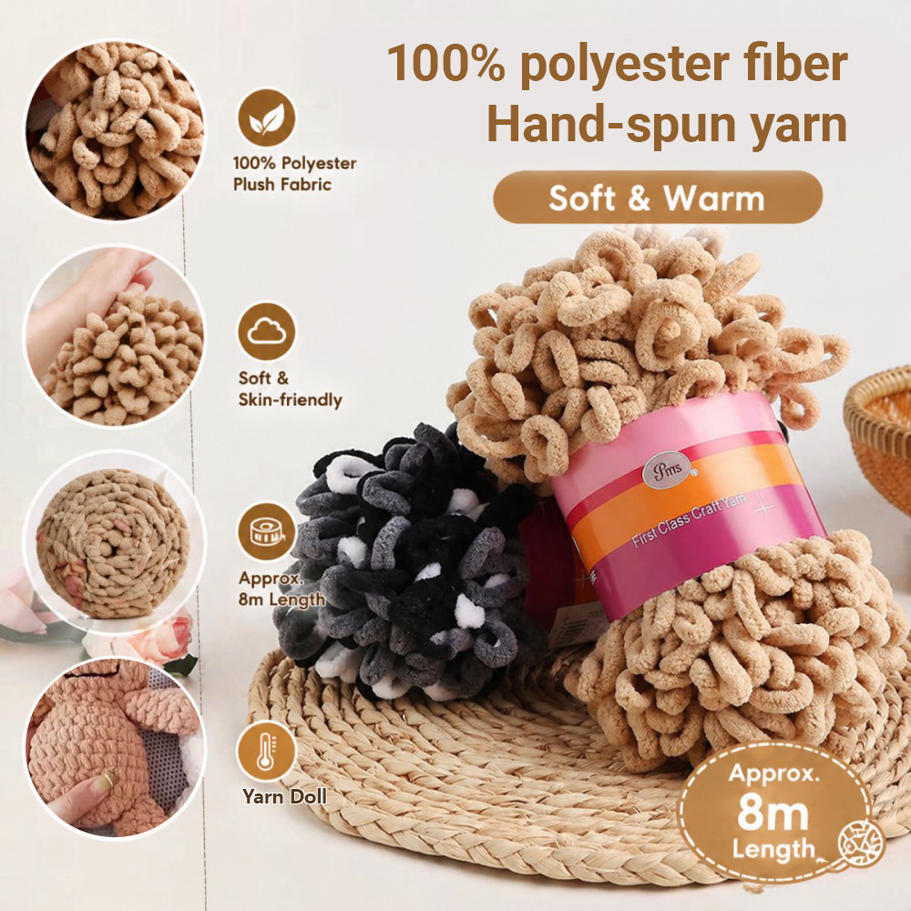 Art Craft Blend - 100% Polyester Finger Loop Yarn -