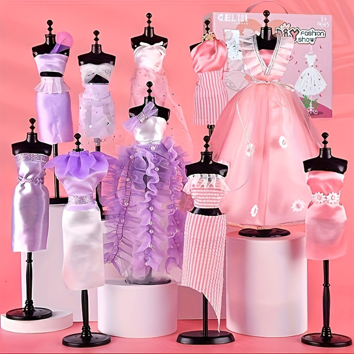 Art Craft And Design - Girls Fashion Designer Kit DIY Creative