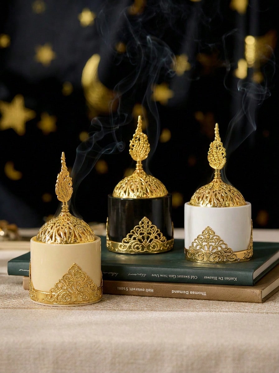 Art Craft And Design - Luxury Minimalist Incense Burner Ornament, European
