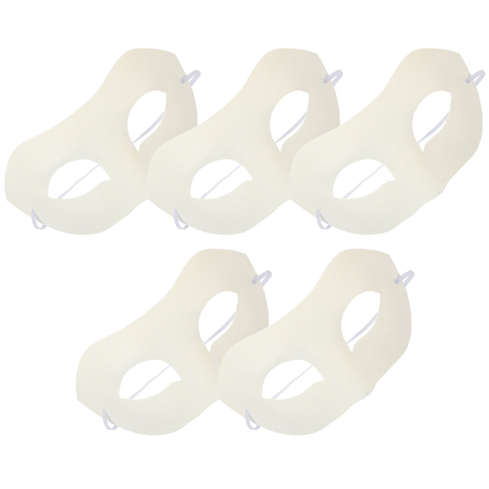 Art Craft Classes - 5Pcs White Masquerade Masks Blank DIY