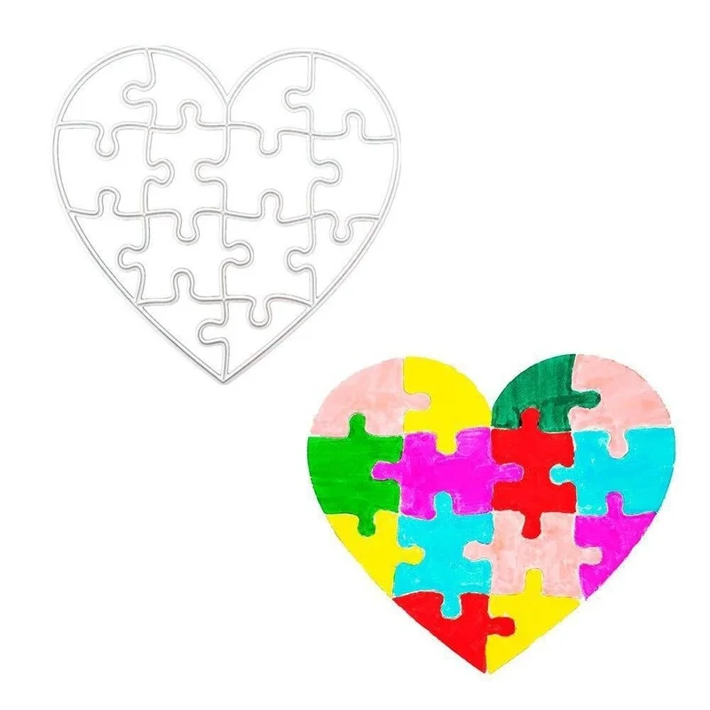 Stencil Cutting Plotter - Love Puzzle Metal Cutting Dies Cut