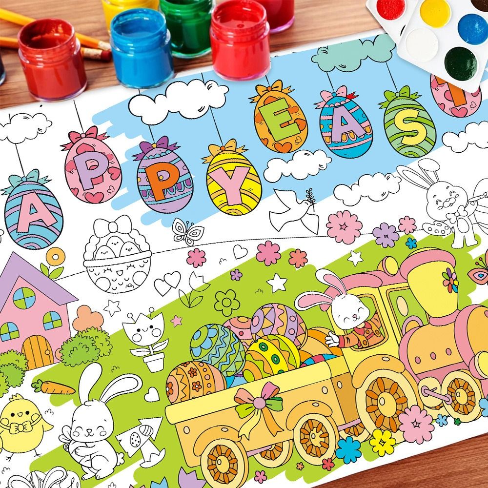 Art Craft Jumbo - DIY Easter Giant Coloring Poster Art