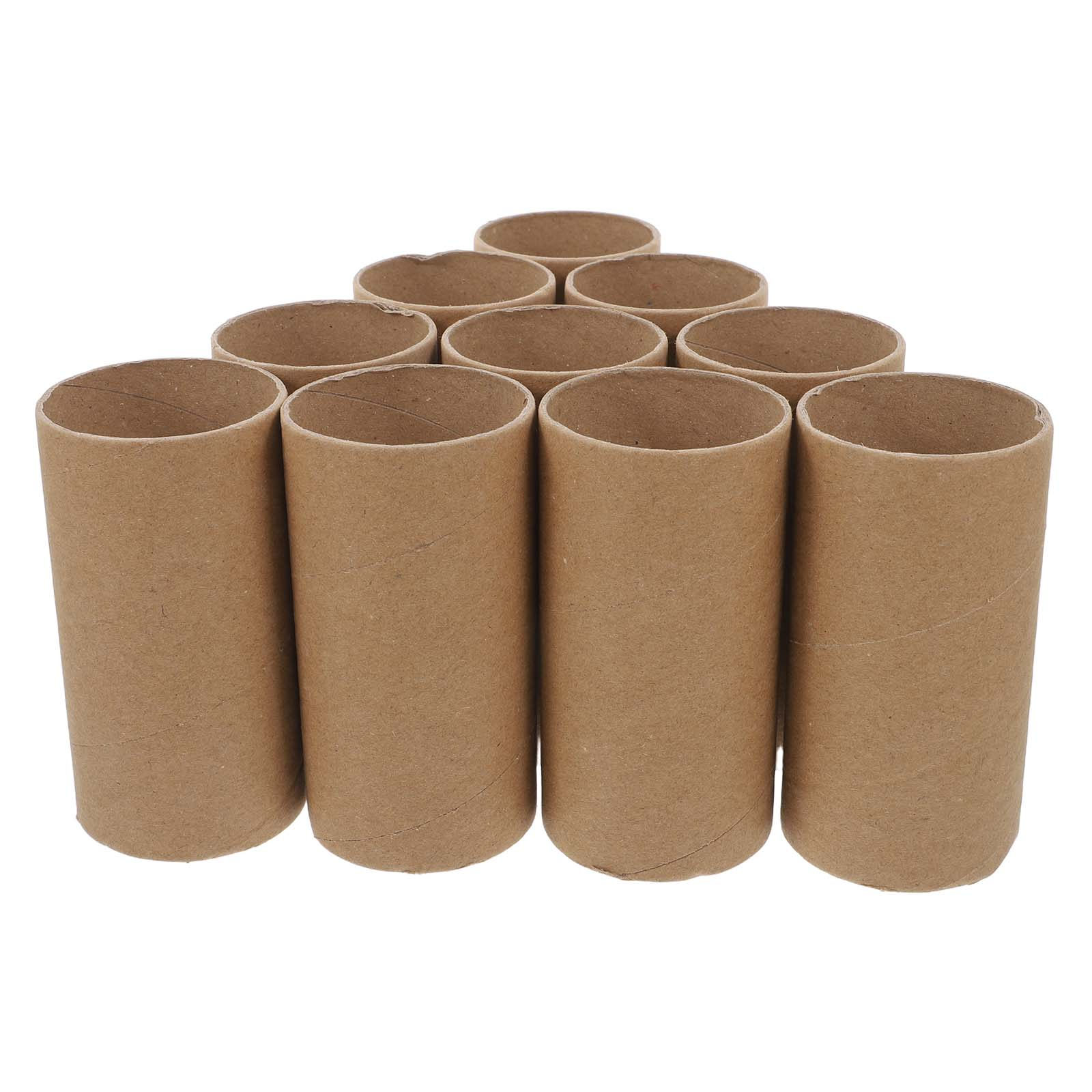 Art Craft Classes - 30Pcs Craft Paperboard Tubes Natural Wood