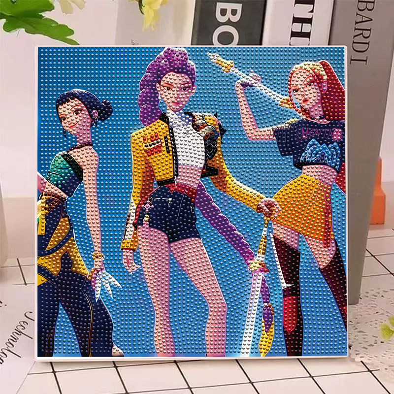 Art Craft Kits - Anime Gilrs Lumi Mila Zoi K-pop