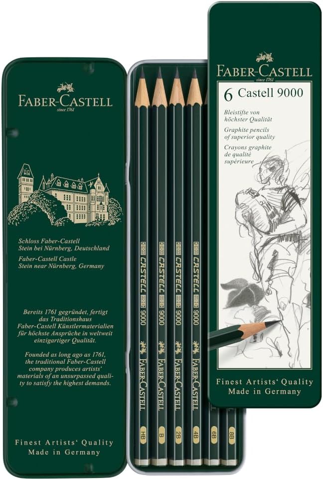 Colored Pencil Professional - Professional Graphite Pencil Set for Sketching