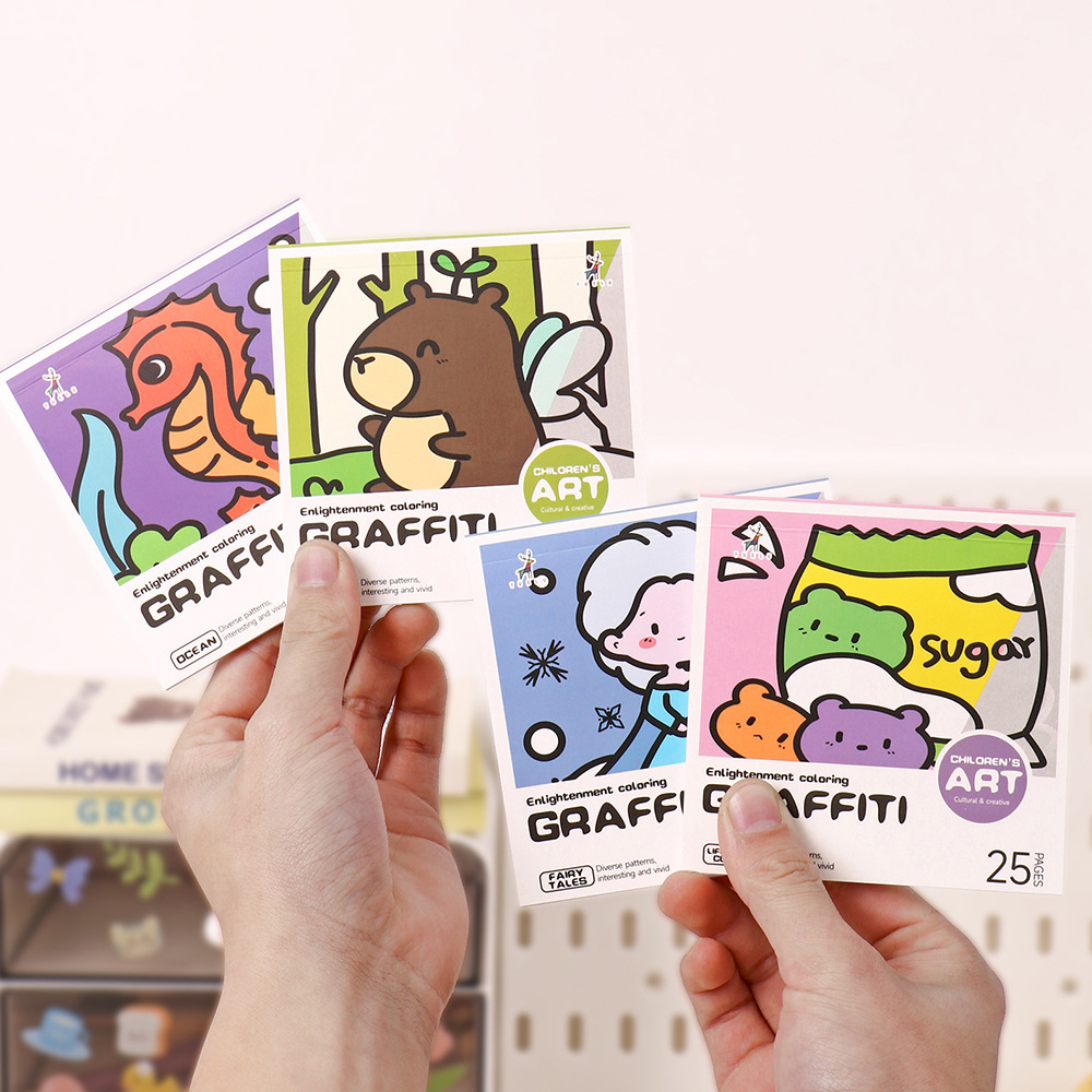 Cartoon Handy Coloring Book 25 - đánh giá và giá Art Craft Notebook