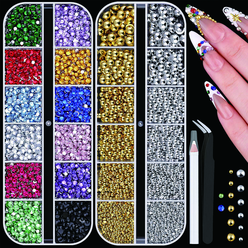 24 Color 2-Pack Glitter Nail A - đánh giá và giá Art Craft Notebook