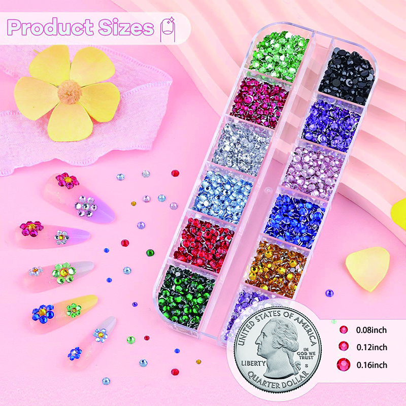 24 Color 2-Pack Glitter Nail A - đánh giá và giá Art Craft Notebook