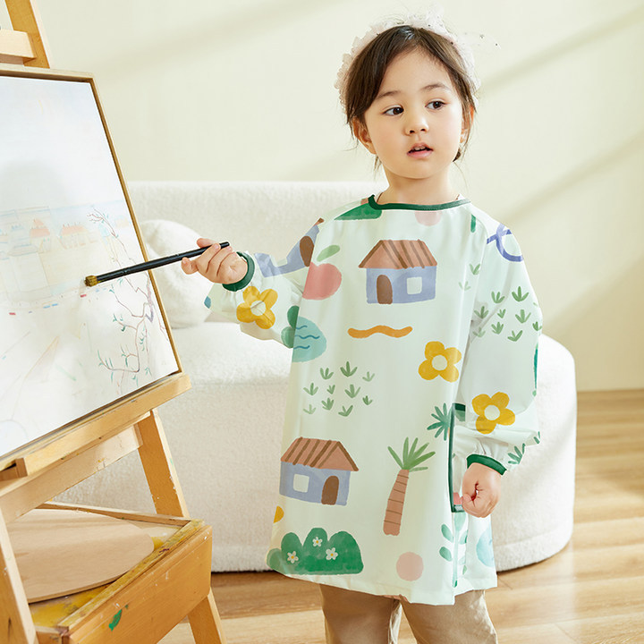 Children Waterproof Art Cover  - đánh giá và giá Art Craft Preschool