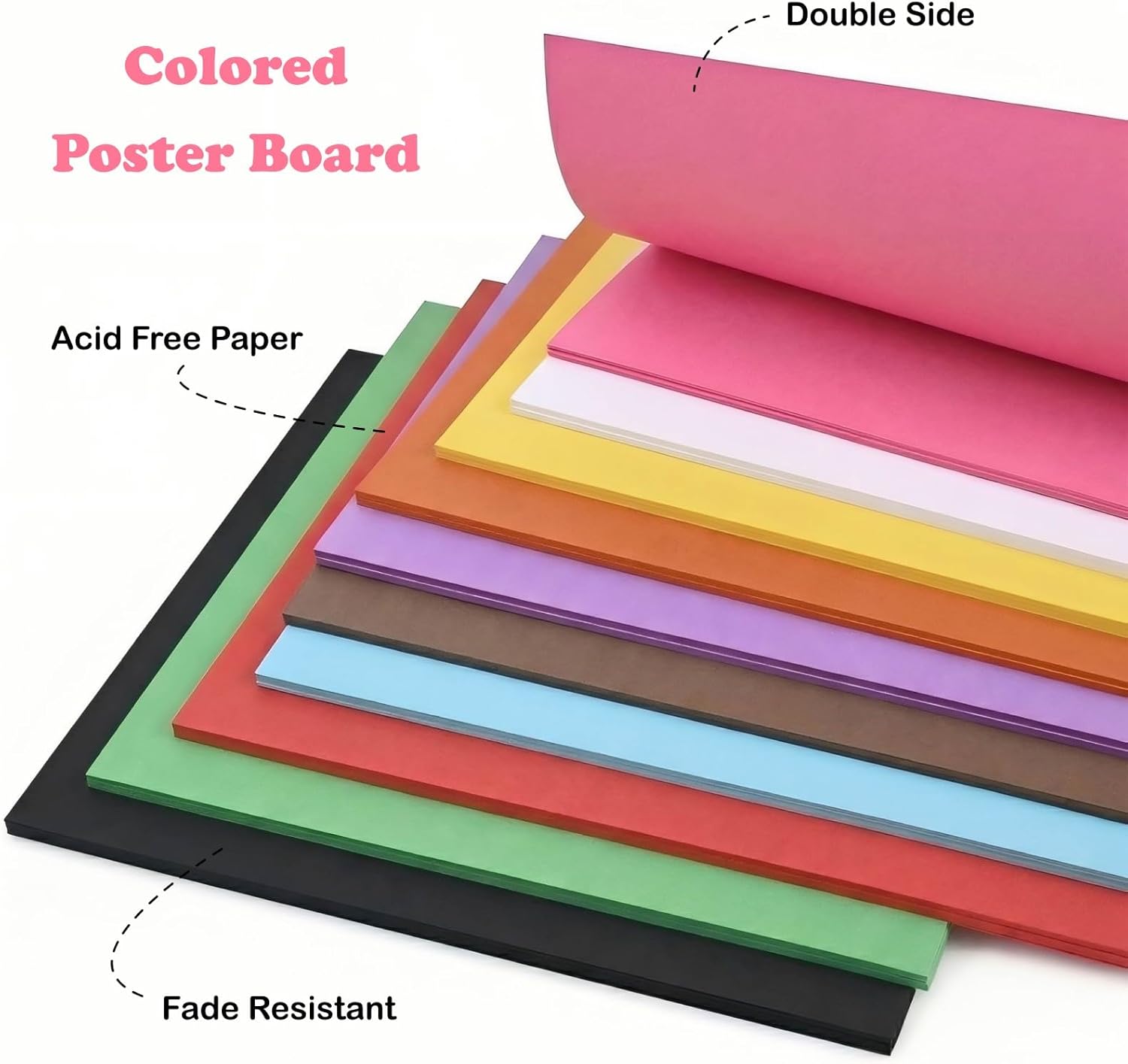 50 Colored Poster Boards 11.7x - đánh giá và giá Exhibition Of Art And Craft