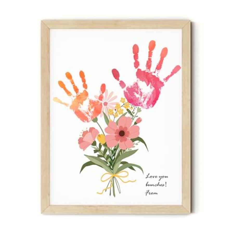 Flower Bouquet Handprint Art C - đánh giá và giá Art Craft Kits