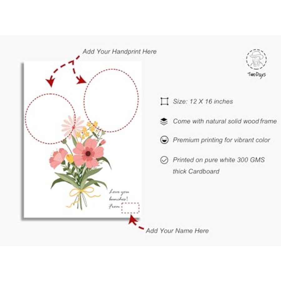 Flower Bouquet Handprint Art C - đánh giá và giá Art Craft Kits