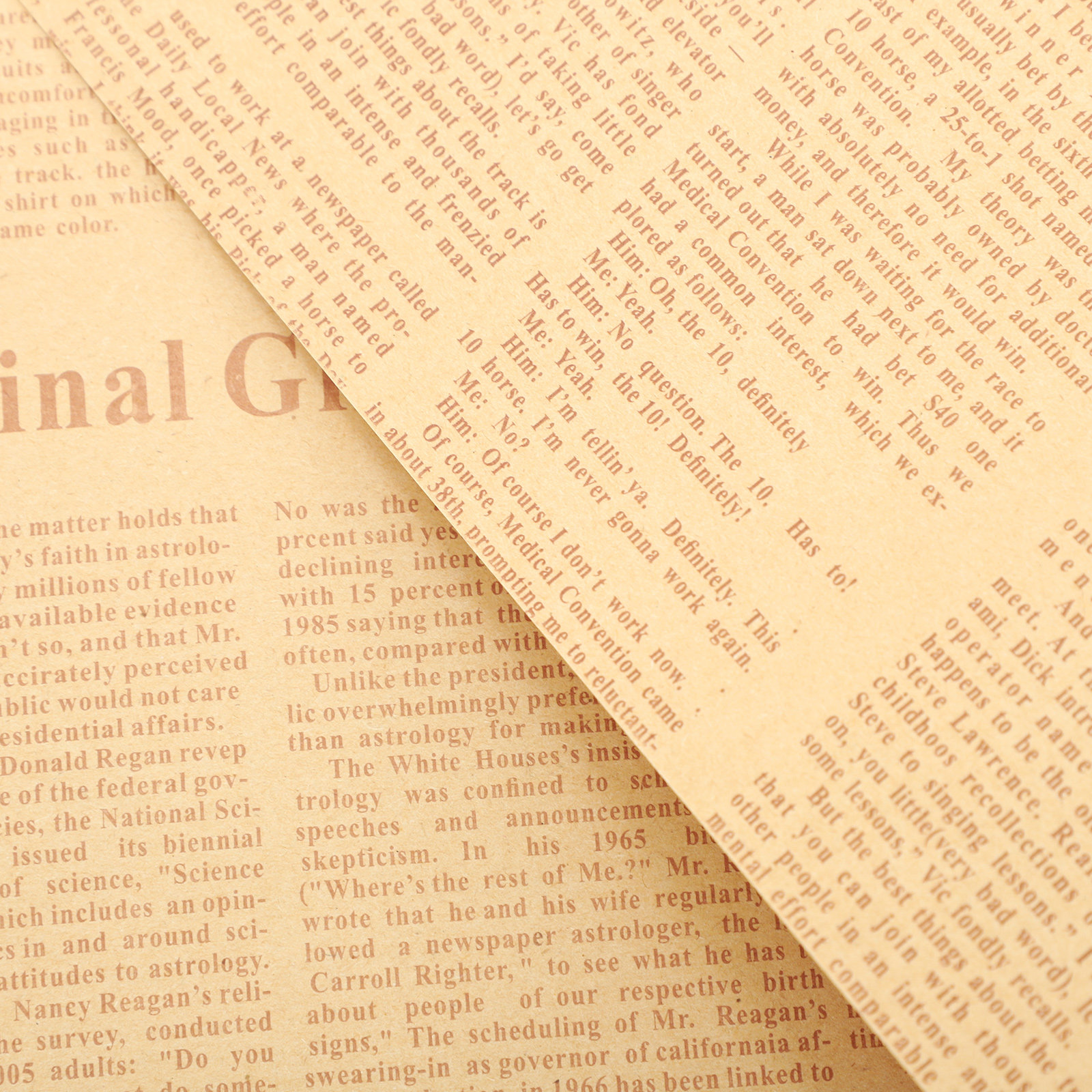 20Pcs Brown Kraft Newspaper Wr - đánh giá và giá Art Craft And Design