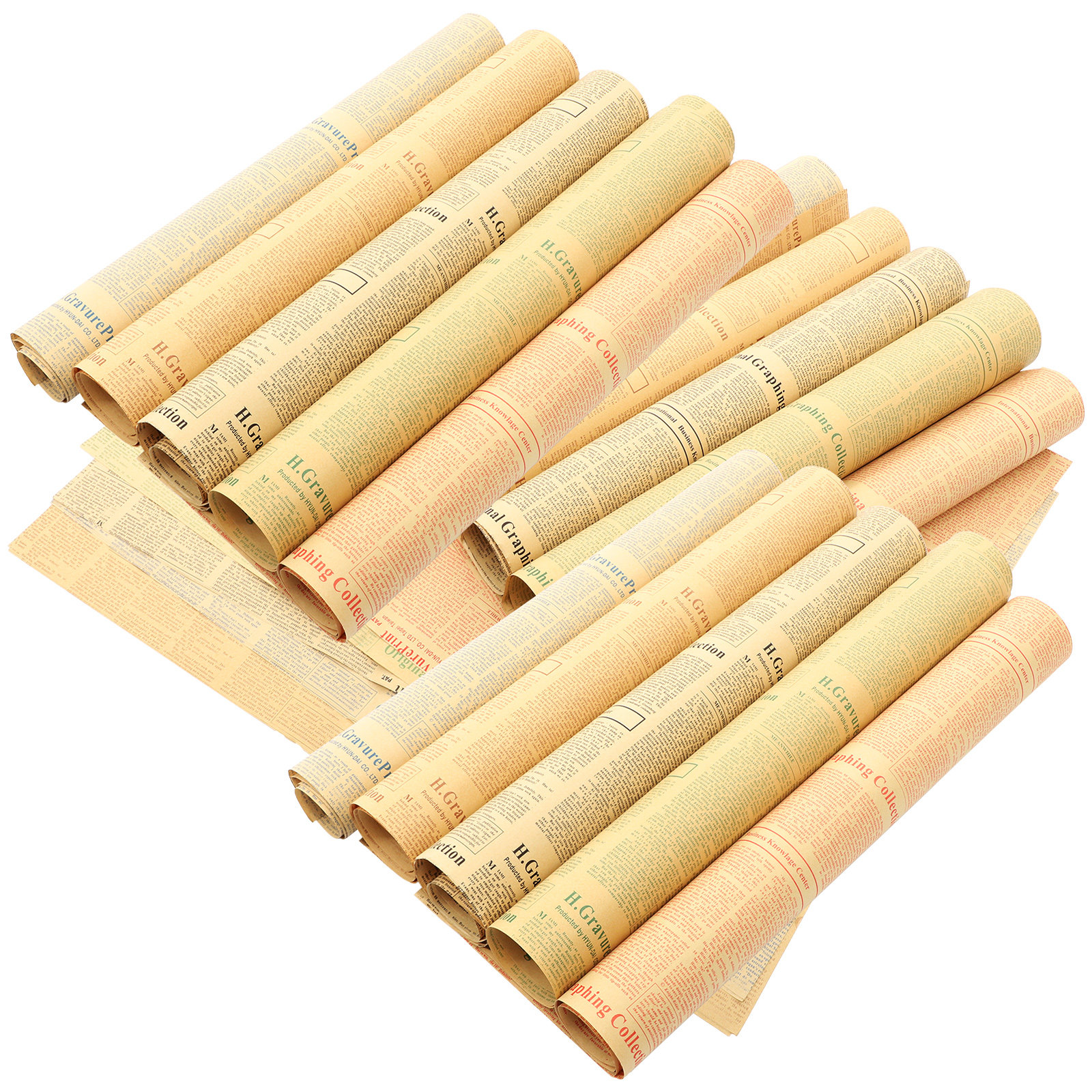 20Pcs Brown Kraft Newspaper Wr - đánh giá và giá Art Craft And Design