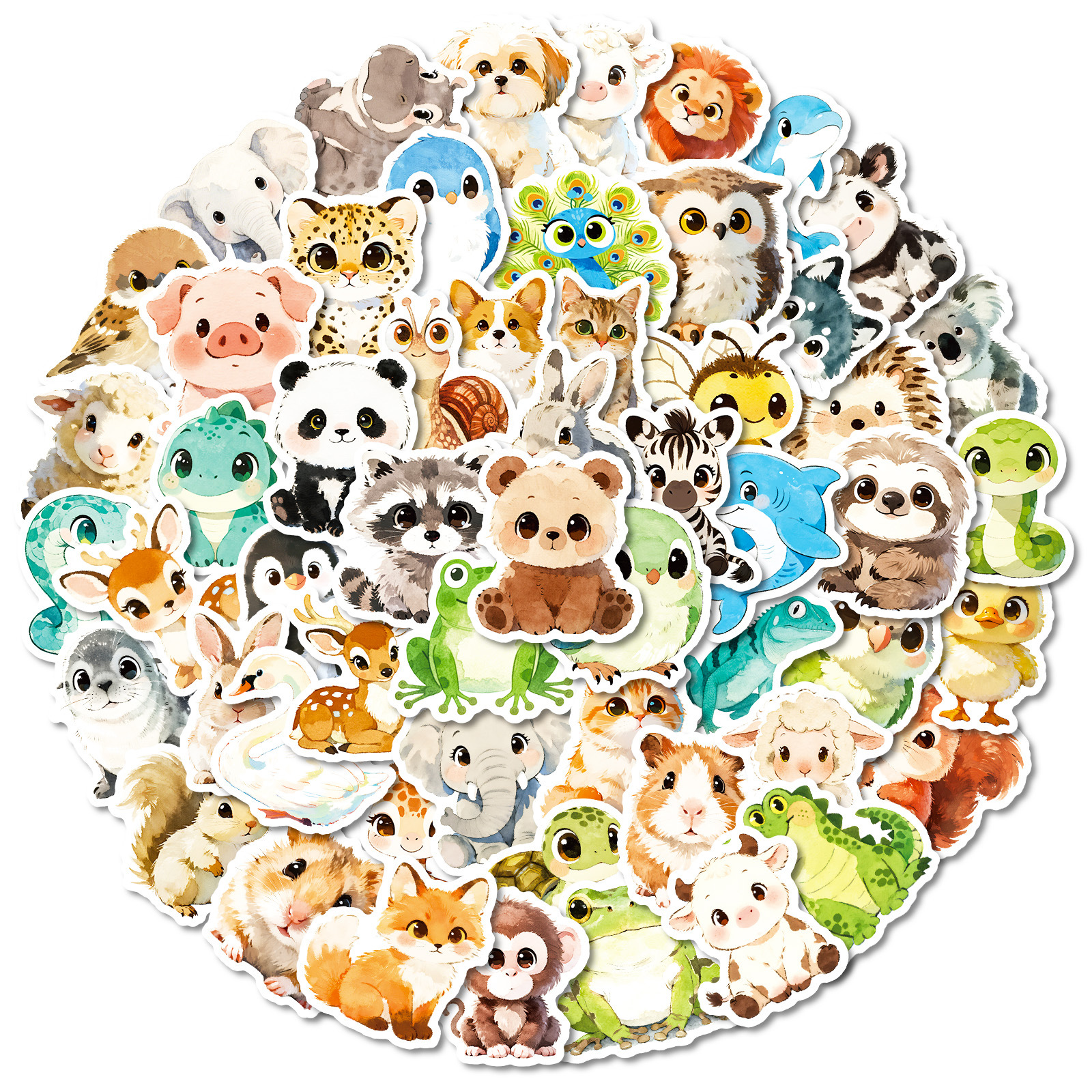 56Pcs Cute Animal Cartoon Graf - đánh giá và giá Art Craft Notebook