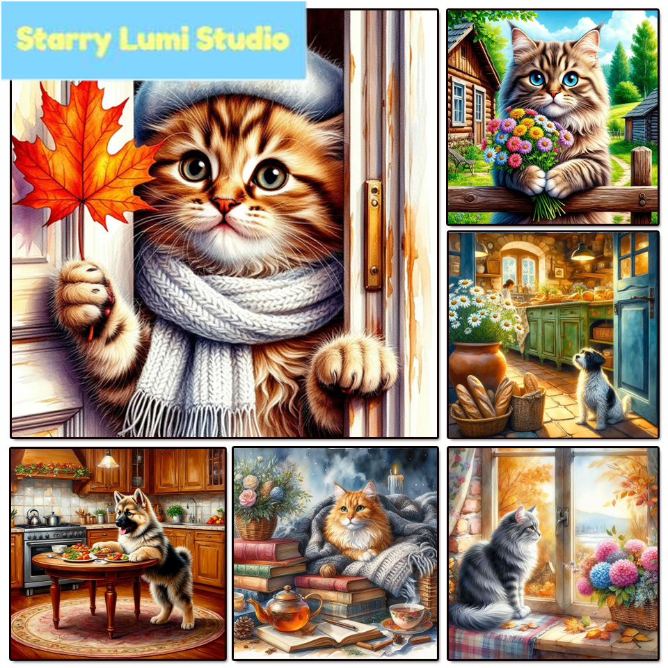Diamond Painting New Cat Anima - đánh giá và giá Art Craft Kitchen