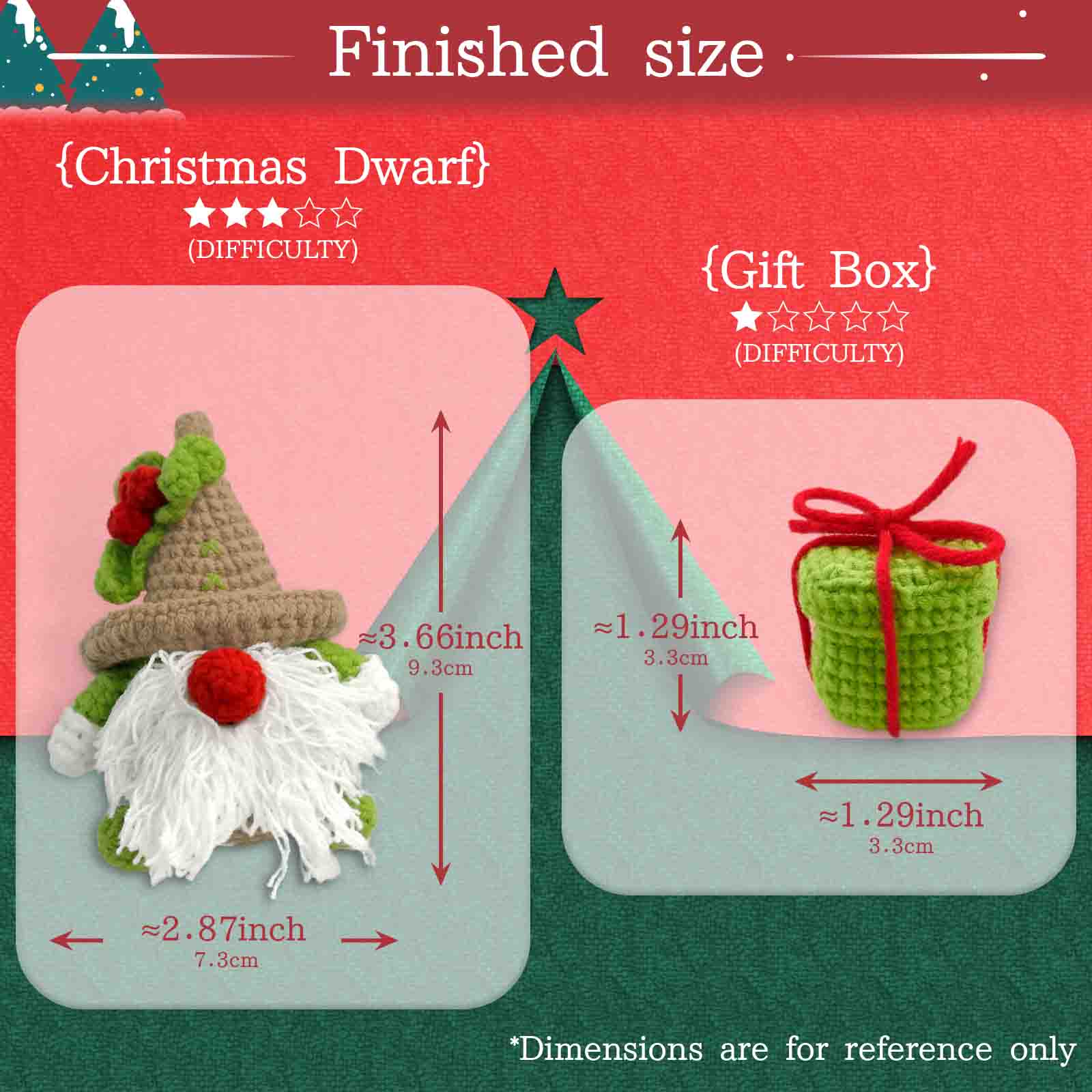 YAMAXIN 2PC Christmas Themed C - đánh giá và giá Art Craft For Christmas