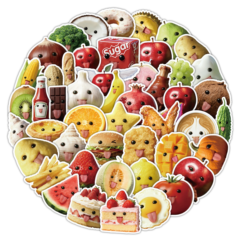 53 Pcs Abstract Art Style Food - đánh giá và giá Art Craft Notebook