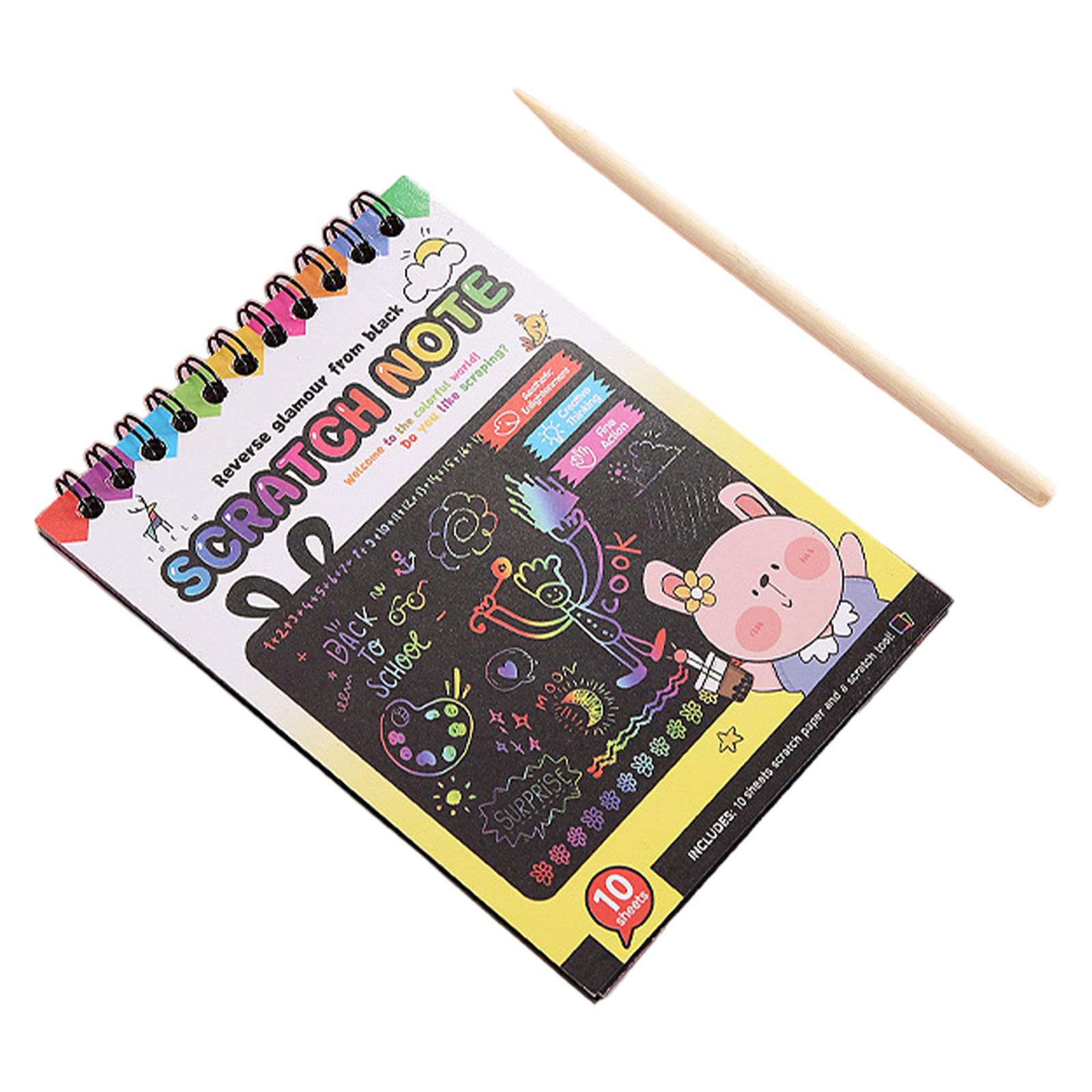 Creative Scratch Paper Noteboo - đánh giá và giá Art Craft Notebook