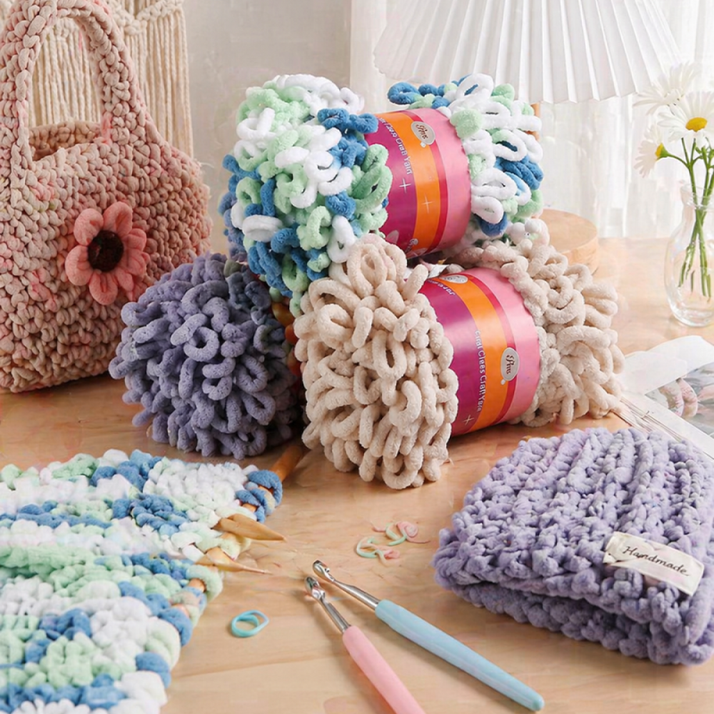 100% Polyester Finger Loop Yar - đánh giá và giá Art Craft Blend