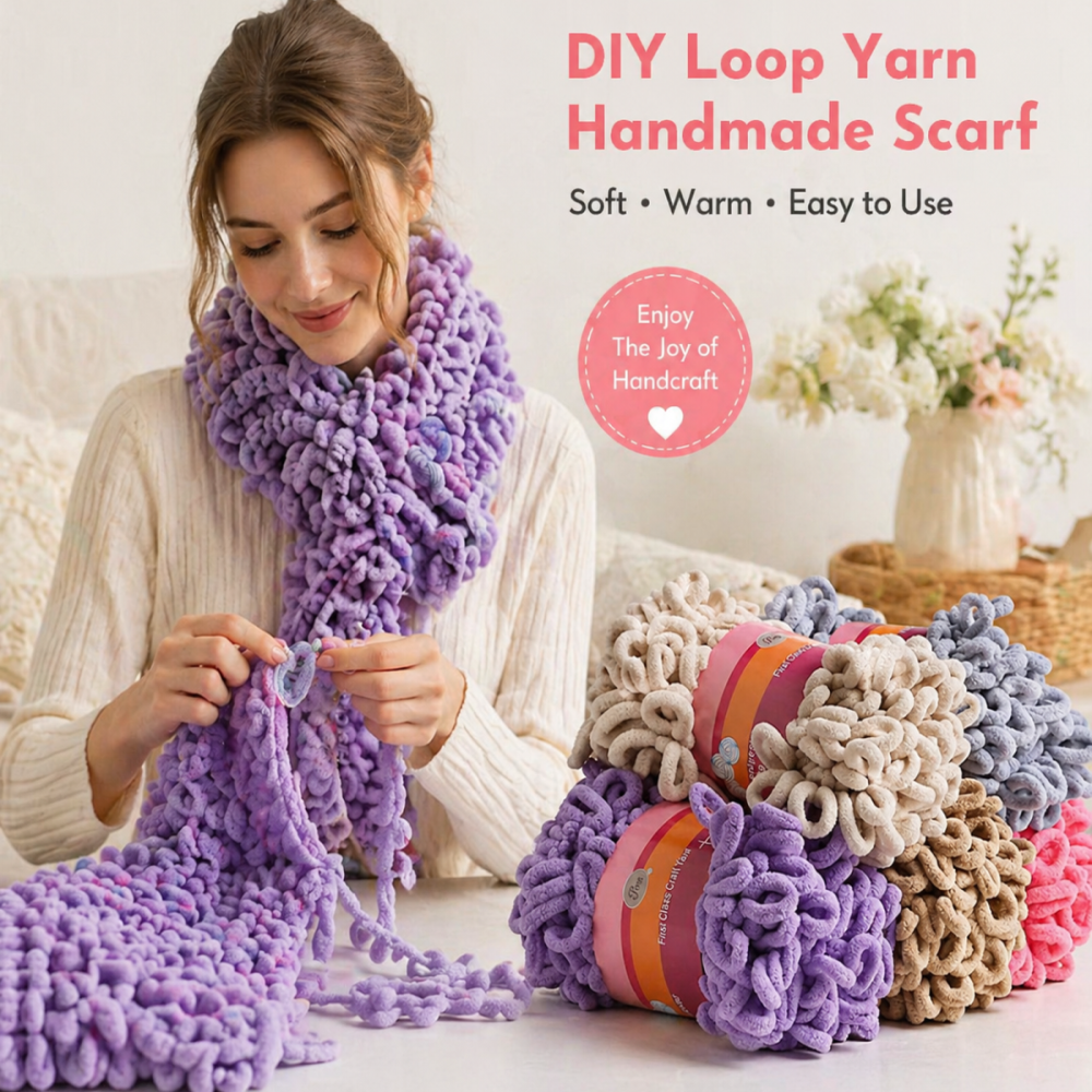 100% Polyester Finger Loop Yar - đánh giá và giá Art Craft Blend