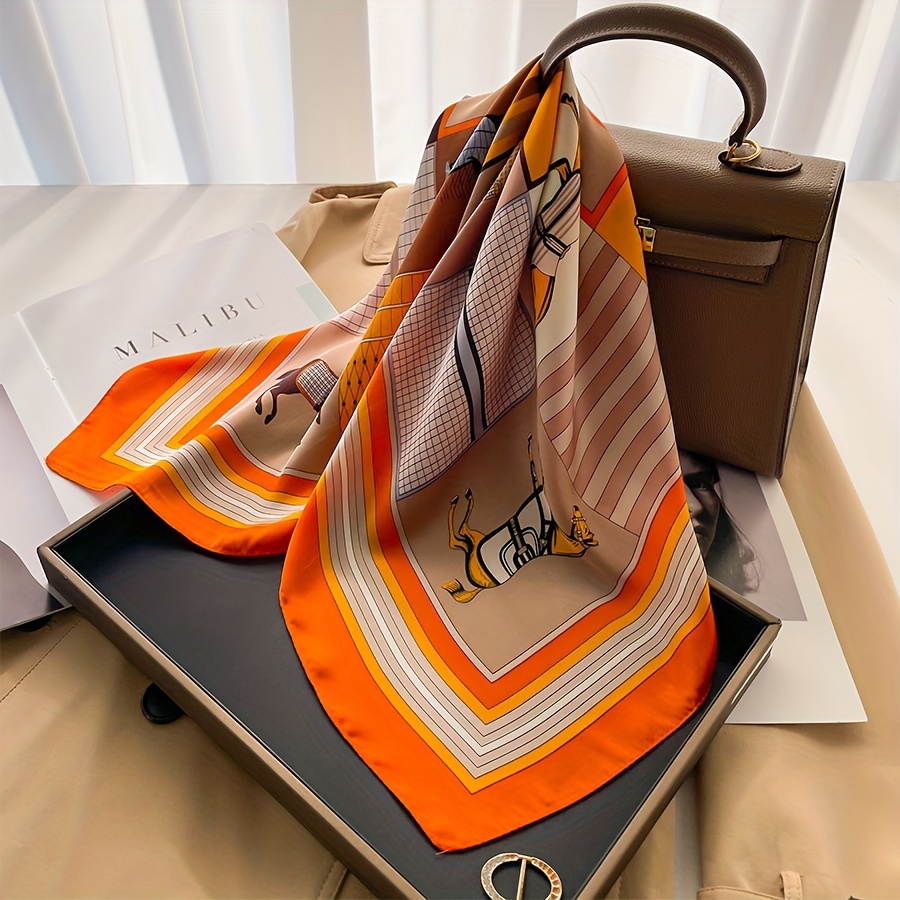 Luxury Horse Pattern Silk Squa - đánh giá và giá Art Craft Bag
