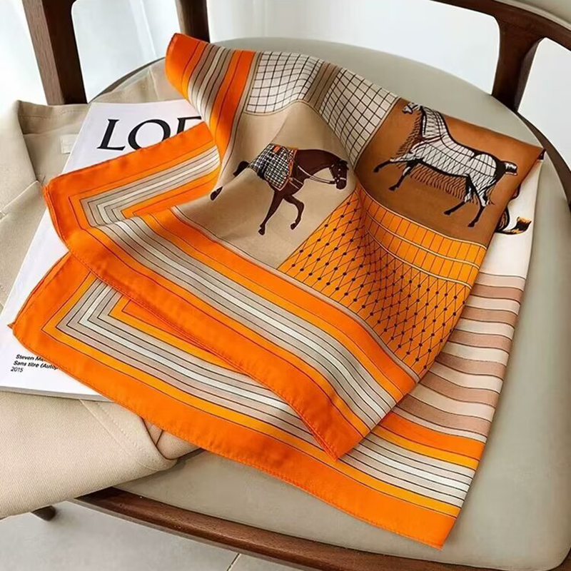 Luxury Horse Pattern Silk Squa - đánh giá và giá Art Craft Bag