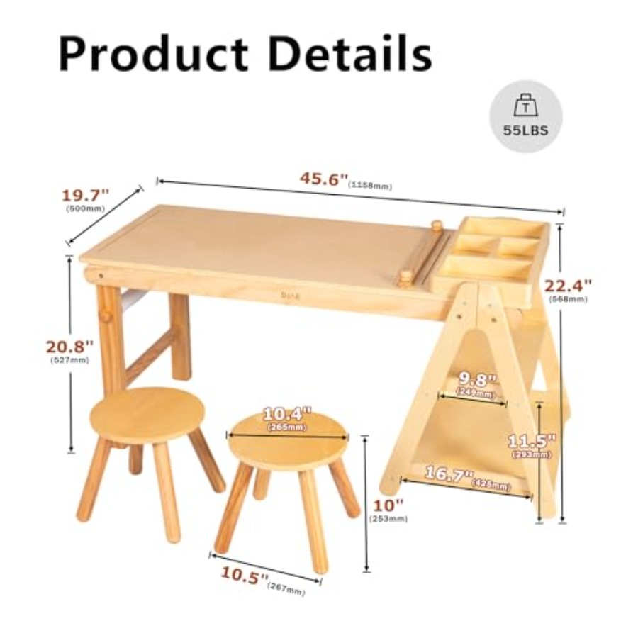 Art Table and Chair Set for Ho - đánh giá và giá Art Craft Toddlers
