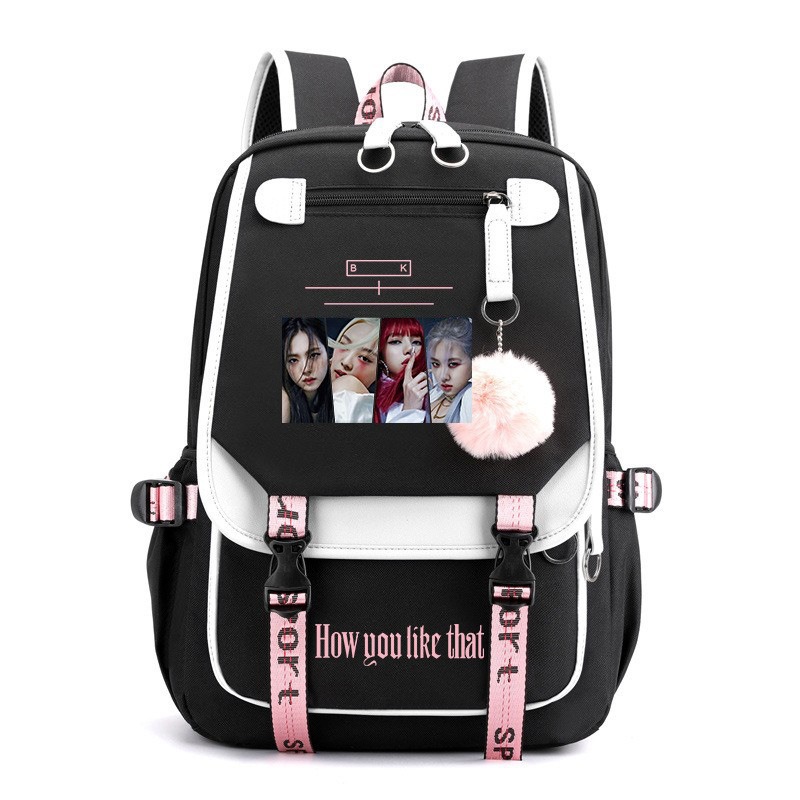 Black Pink Pattern Large Capac - đánh giá và giá Art Craft Bag