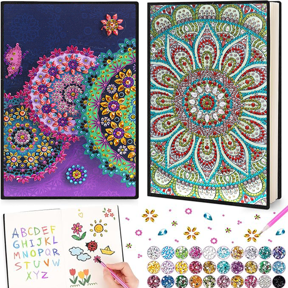 One mandala pattern, DIY irreg - đánh giá và giá Art Craft Notebook