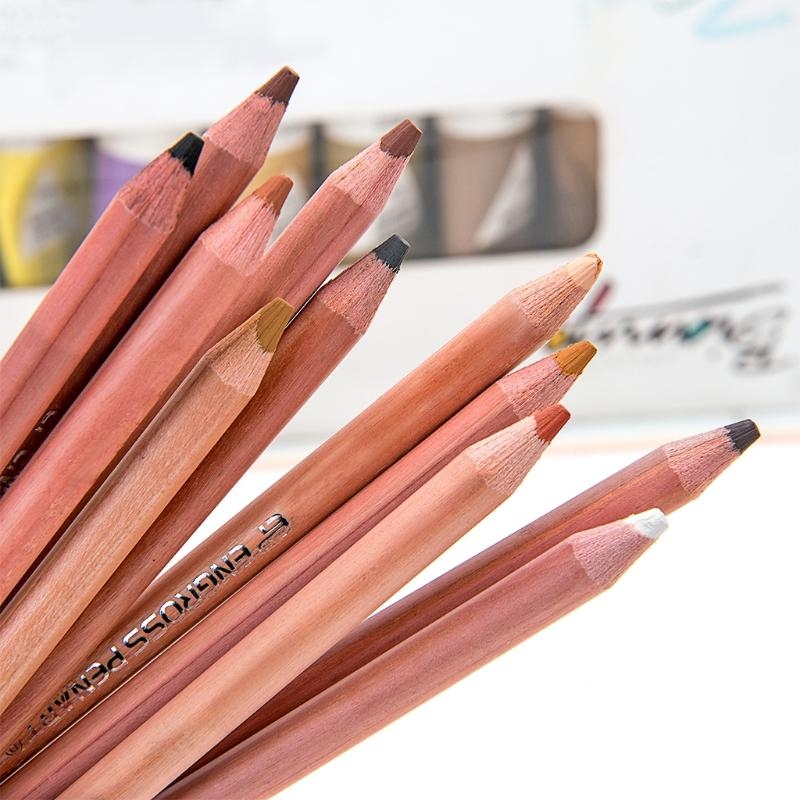 12Pcs Professional Soft Pastel - đánh giá và giá Colored Pencil Professional