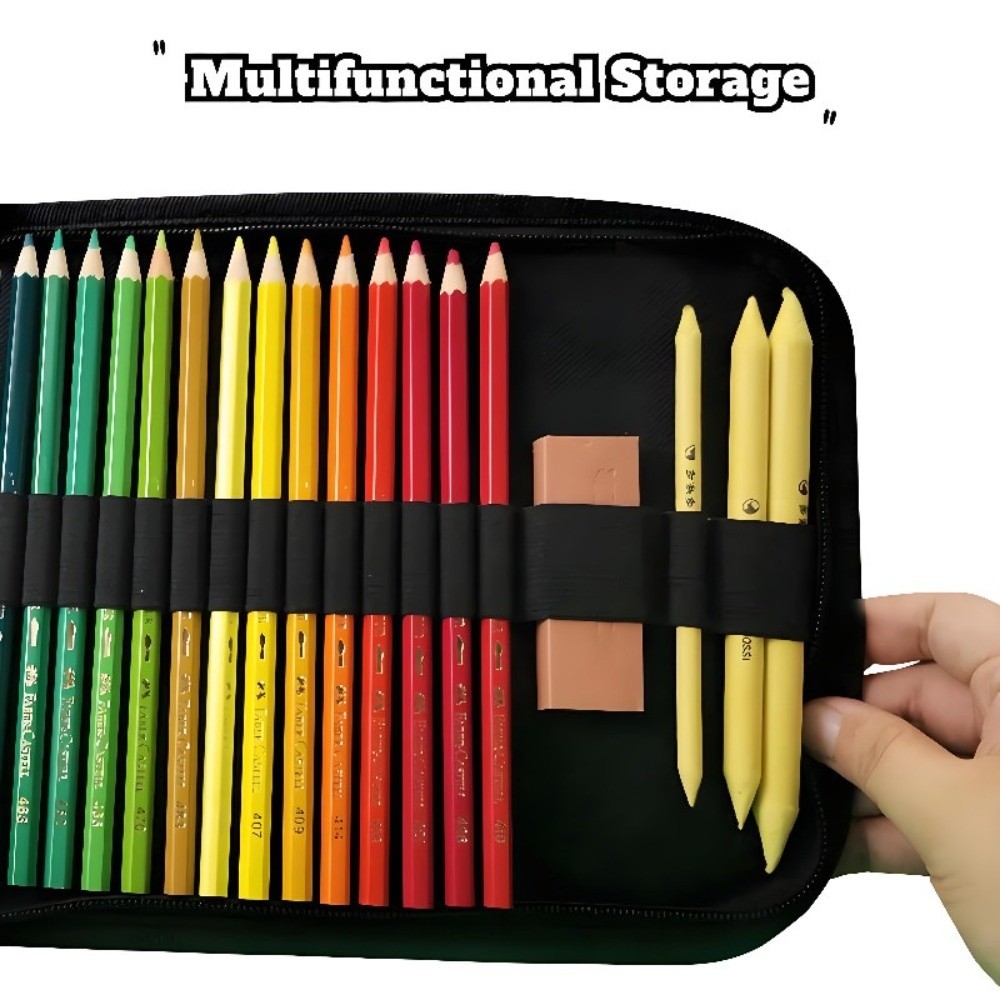 36/48/72 Hole Pen Curtain Blac - đánh giá và giá Colored Pencil Professional