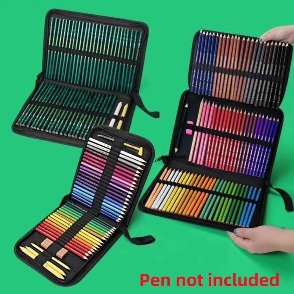36/48/72 Hole Pen Curtain Blac - đánh giá và giá Colored Pencil Professional