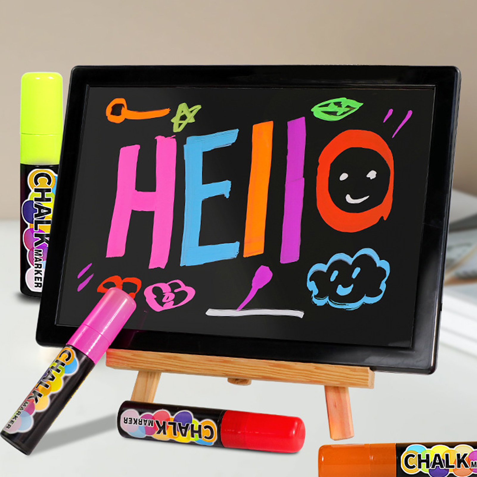 Washable Jumbo Chalk Markers D - đánh giá và giá Art Craft Jumbo