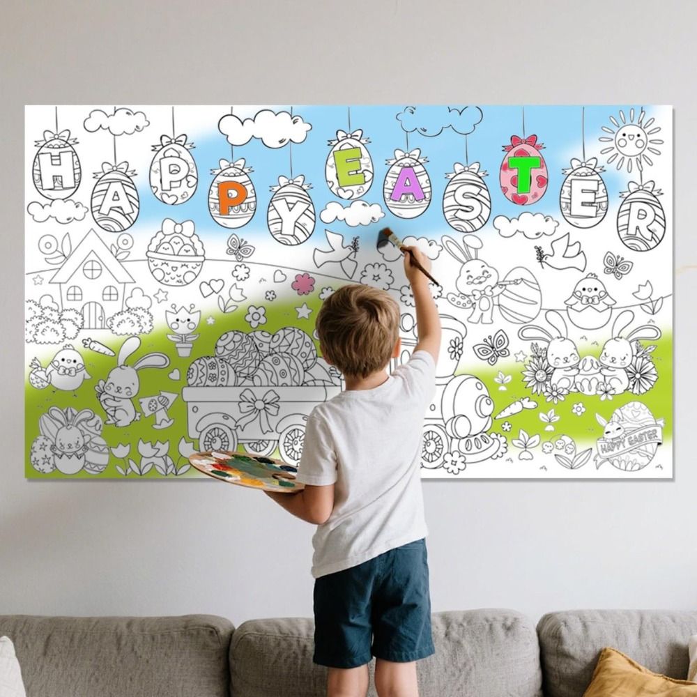 DIY Easter Giant Coloring Post - đánh giá và giá Art Craft Jumbo