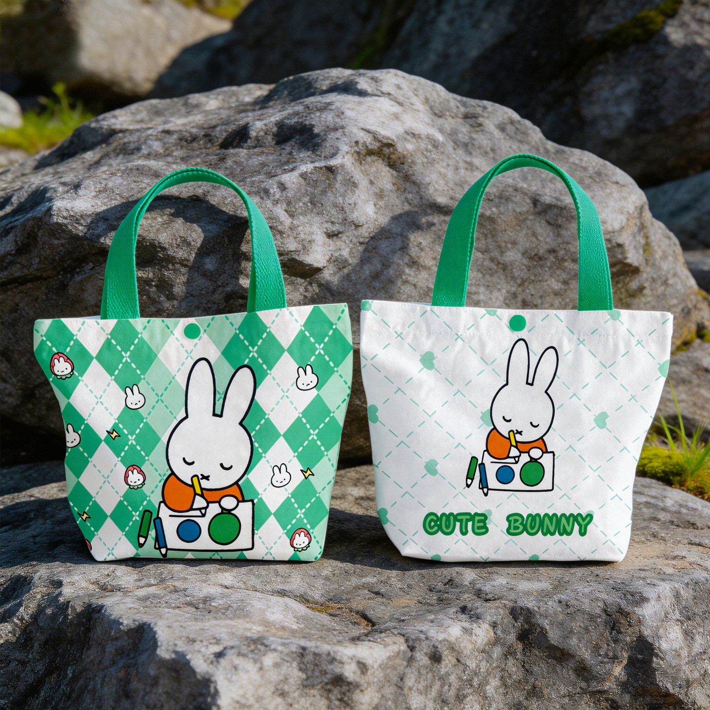 Creative Cartoon Miffy Rabbit  - đánh giá và giá Art Craft Bag