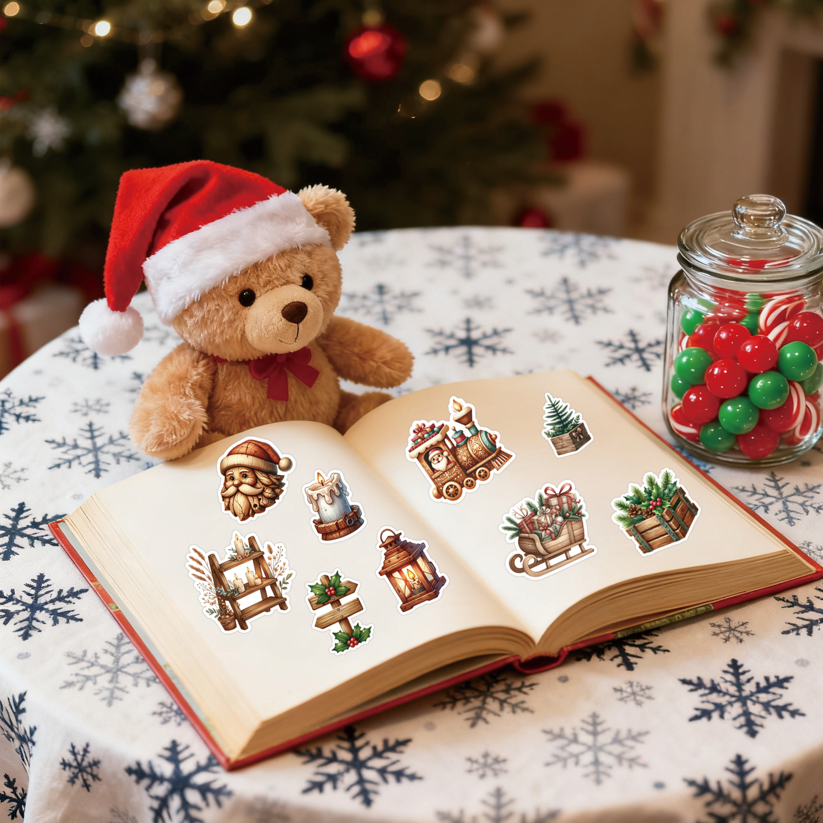 50PCS Winter Christmas Theme S - đánh giá và giá Art Craft Notebook
