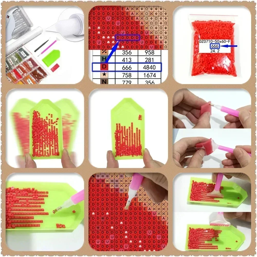 Floral Kitchen Diamond Paintin - đánh giá và giá Art Craft Kitchen