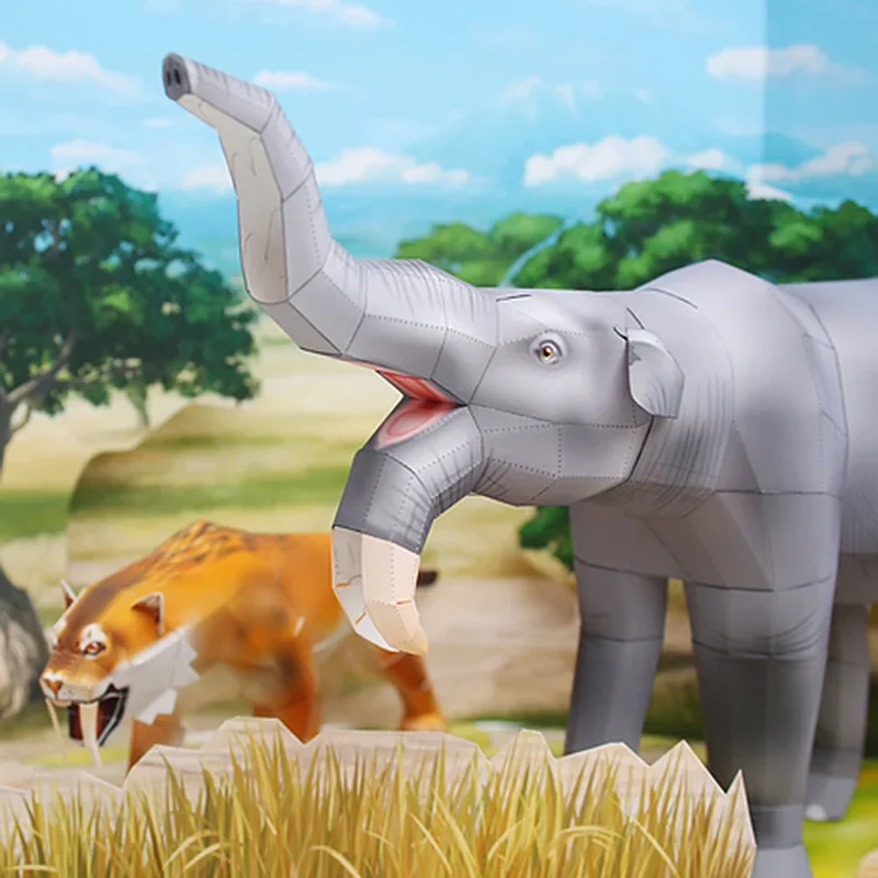 Deinotherium Elephant Origami  - đánh giá và giá Art Craft Elephant