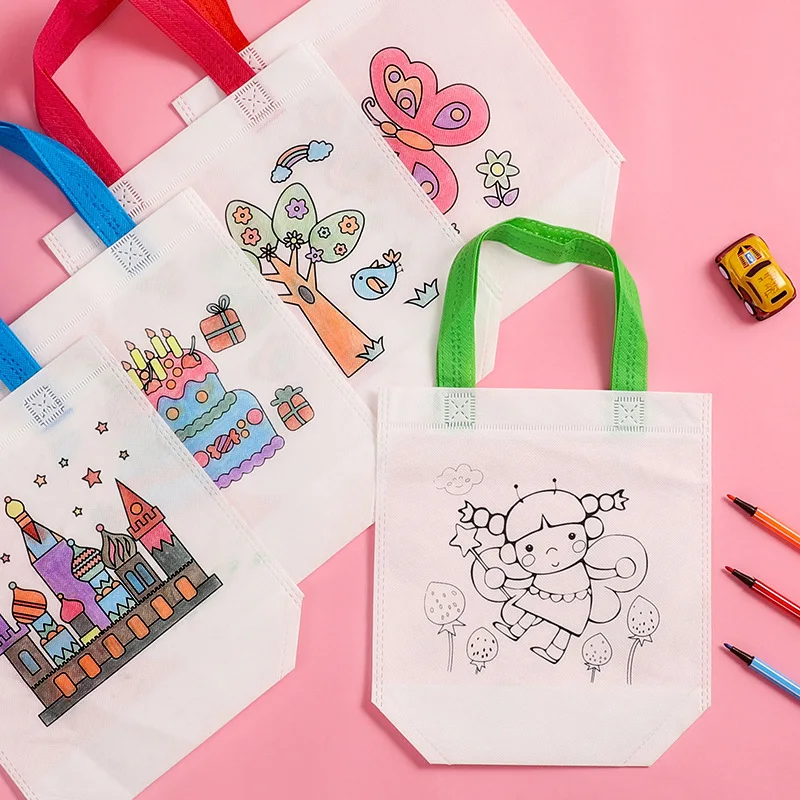 1-10pcs Sets DIY Graffiti Bag  - đánh giá và giá Art Craft Notebook