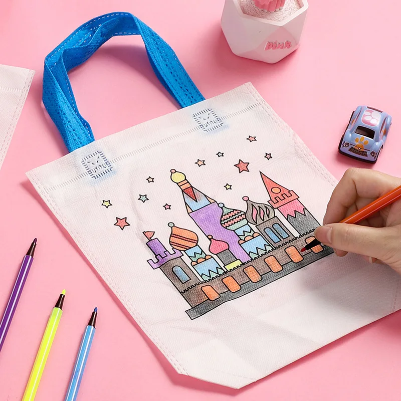 1-10pcs Sets DIY Graffiti Bag  - đánh giá và giá Art Craft Notebook