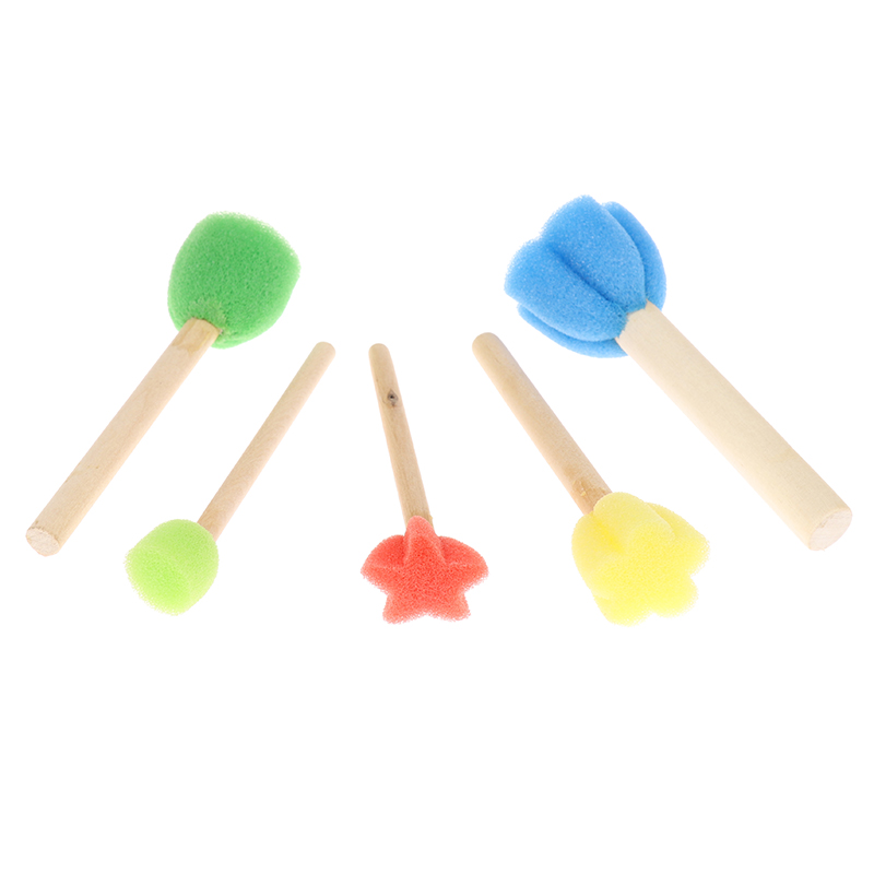 Kids Toddler Sponge Stamp Brus - đánh giá và giá Art Craft Notebook