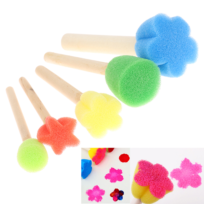 Kids Toddler Sponge Stamp Brus - đánh giá và giá Art Craft Notebook