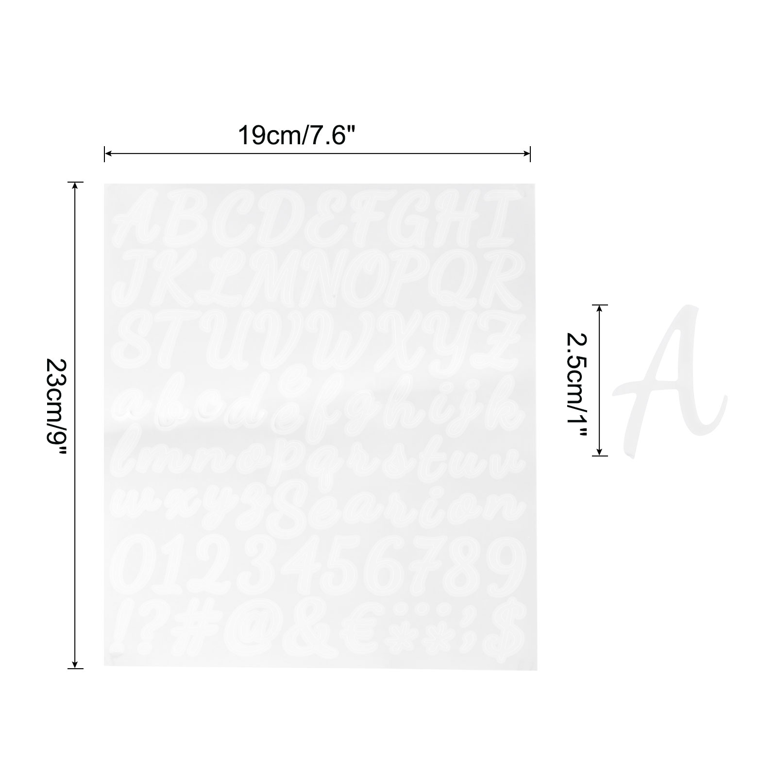 12Sheets Vinyl Letter Stickers - đánh giá và giá Art Craft Notebook
