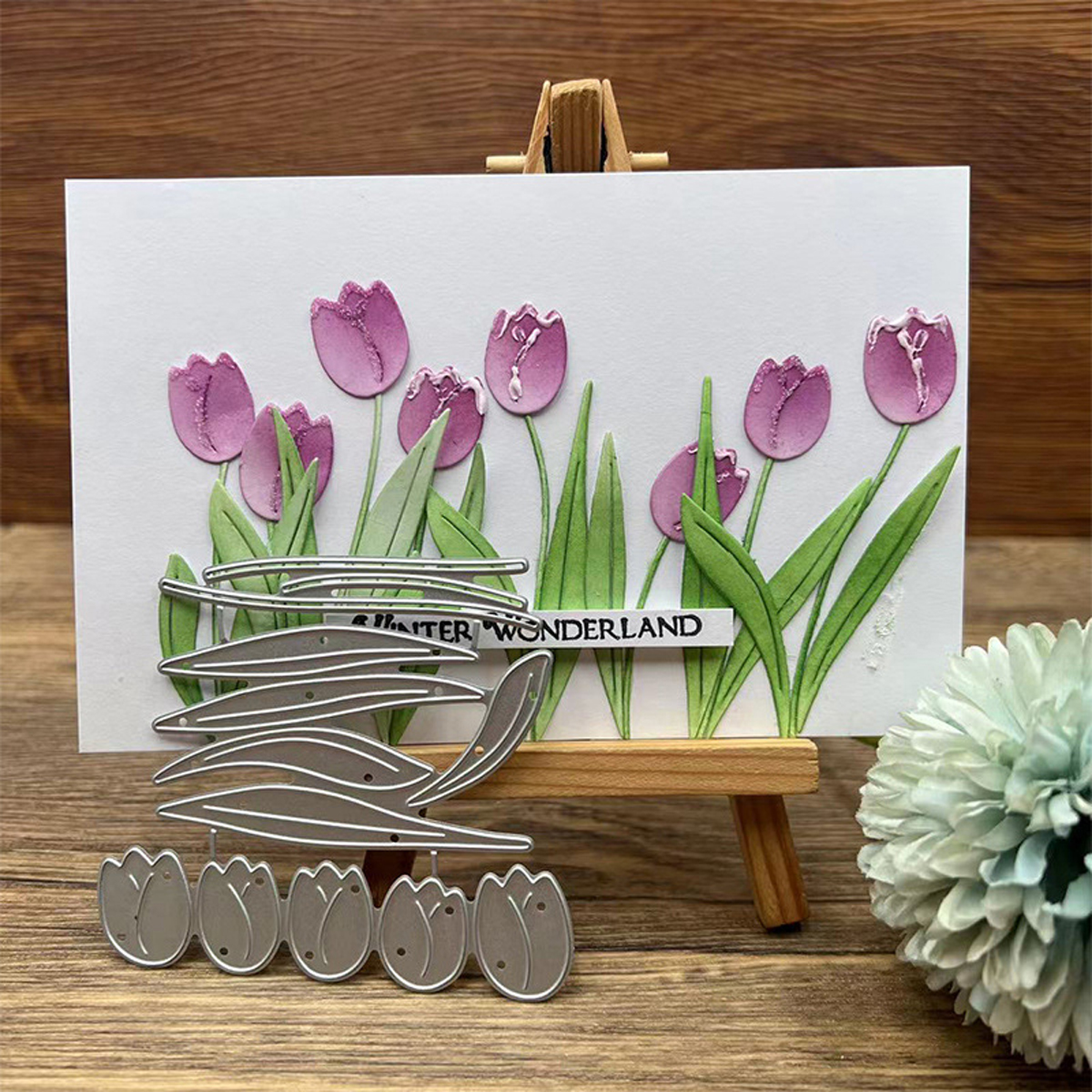 Tulip flower and leaf plant cu - đánh giá và giá Stencil Cutting Plotter
