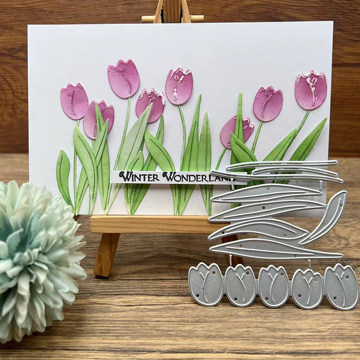 Tulip flower and leaf plant cu - đánh giá và giá Stencil Cutting Plotter